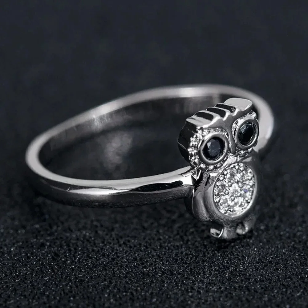 💎 925 Silver Plated 3A CZ Cute Ring for Men Women, FB16FA1042